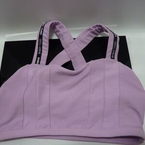 Every Turn Dusty Pink  Fitted Cropped Top Dance Activewear Cheer Yoga